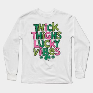 Lucky vibes St Patricks Long Sleeve T-Shirt